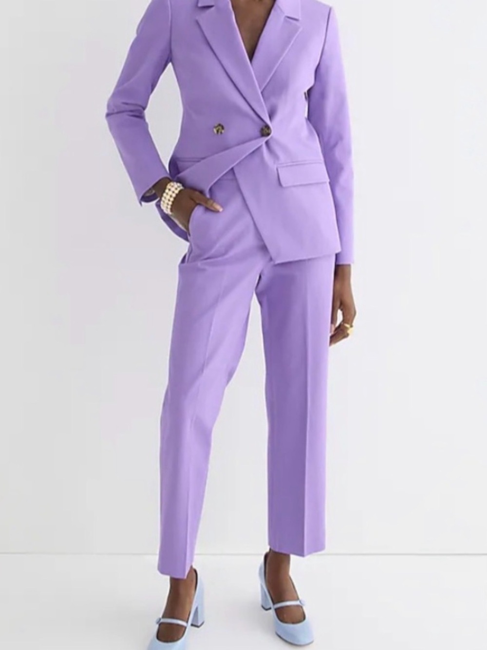 J crew Kate straight leg pant in bi stretch cotton blend